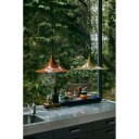 GUBI Semi Taklampe Medium Blank Stekt Gresskar
