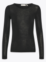 InWear Fang Wool T-Shirt Long Sleeve Sort XXXL