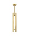 Ebell 2 Light Pendant Natural Brass