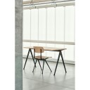 Hay Pyramid Desk 01 140X65 Black Frame/Clear