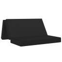 vidaXL Sammenleggbar sofabed 160 x 67 x 45 cm Svart