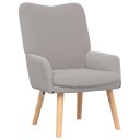  Avslappende stol Lysegrå 63 x 67 x 94 cm stoff