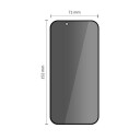 Tech-Protect Glass Spy+ 2-pack Personvernglass til iPhone 17 Air