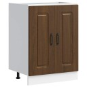  Vask underskap Kalmar brun eik 60x46x81,5 cm konstruert tre 8721158417909