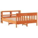  Sengeramme uten madrass brun 135x190 cm heltre furu 3306281