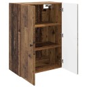vidaXL Vegghengt skap Gammelt tre 66 x 34,5 x 90 cm Konstruert tre