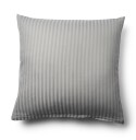 Borg Living Putetrekk - 100% Bomullssateng - Stripet grå - 60x63cm