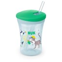 NUK Action Cup myk sugerør, lekkasjesikker fra 12 måneder grønn