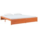  Sengestamme Vokset Brun 200 x 200 cm Massiv furu