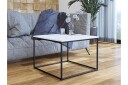 Cubosa Sofabord 60 cm   Hvit/Svart