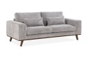 Copenhagen 2 seters Manchestersofa   Lys grå