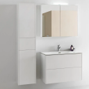 Laufen Base Høyskap med 2 dører 350x335 mm Venstrehengslet Hvit Matt
