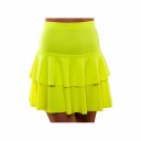 Wicked Costumes Ltd 80-talls Neon Volangskjørt Gul - X-Small/Small