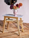 Bloomingville Livi Sidebord Natur Marmor