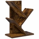 vidaXL Tre Bokhylle 3 Hyller 30 x 18 x 40 cm Konstruert tre Røkt Eik