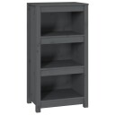 vidaXL Bokhylle gr? 50x35x97 cm heltre furu