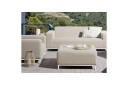 Fotpall Rovigo Beige/hvit - Beige/hvit
