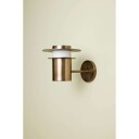 Hübsch - Suburb Utendørs Vegglampe Burnished Brass