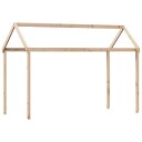 Tak for barneseng 207x80,5x151,5 cm heltre furu
