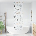 dusjrullgardin med kassett 60x240 cm Stoffbredde 56 cm