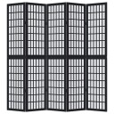  Romdeler 5 paneler svart heltre keisertre 8721012074712