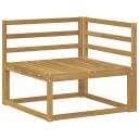 vidaXL Utendørs Hjørnesofa Hvit 83 x 83 x 73 cm