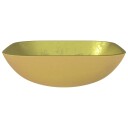 vidaXL Servant glass 42x42x14 cm gull