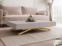 Avendi sofabord 120 cm - Gull, beige