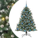  Kunstig juletre grønn 105 x 105 x 150 cm PVC og plast og stål