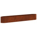 vidaXL Hevet Hagebed Cortenstål 300 x 40 x 40 cm Stål
