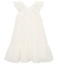 Minymo Dress Ss W. Lining White 116