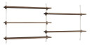 Moebe wall shelving ws.65.2.B R?kt eik-hvit