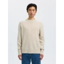 Selected Homme Herre Strikkevarer Beige S,