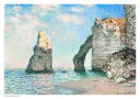 The Cliffs at Étretat by Claude Monet 1885 Plakat Plakat / 30x40cm