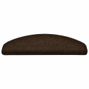 vidaXL Selvklebende trappematter 5 stk brun 65x21x4 cm nålestempel