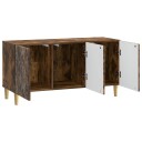  TV skap 99 x 34,5 x 50 cm Røkt Eik Konstruert tre
