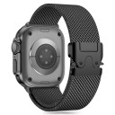 Tech Protect Milano reim for Apple Watch 44/45/46/49mm Svart