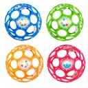 Oball Oball motorikkball og rangle 10 cm Rosa