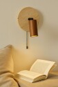 Tharosel vegglampe 21 cm - Beige Eik