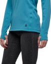 Black Diamond Coefficient QZ Hoody W"s cerulean blue L