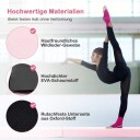 210 cm balansebjelke gymnastikkbjelke sammenleggbar gymnastikkbjelke sklisikker balansebjelke opptil 73 kg rosa