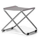 Fiam Chico fotpall continente aluminium/textilene