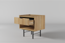Dravo Nattbord 40 cm   Naturlig hickory / naturlig eiketone
