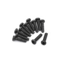BlackZon BZN540047 Selvskjærende skruer til RC-bil 2x8mm