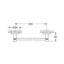 GROHE ESSENTIALS HÅNDKLESTANG 65,4 CM BØRSTET WARM SUNSET
