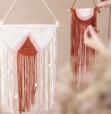 Creativ Company Macramé kit Veggdekorasjoner