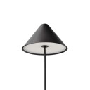 New Works Brolly Portable Table Lamp Steel Black