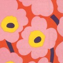 Ihr Marimekko Unikko Rose oransje lunsjservietter