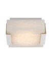 Covet Low Clip Solitaire Flush Mount Nickel