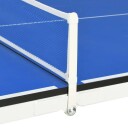 vidaXL Bordtennisbord med nett 152x76x66 cm blå